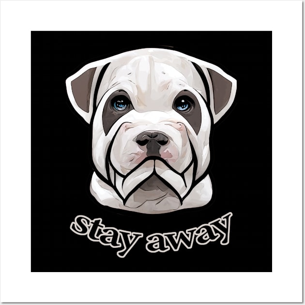 bulldog Wall Art by ElArrogante